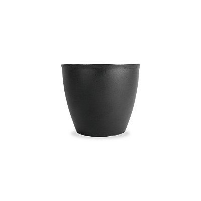 VASO VIETNAMITA FOSCO 48 POLIETILENO PRETO ABSOLUTO