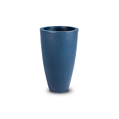 VASO VIETNAMITA FOSCO 70 POLIETILENO AZUL MACAUBA