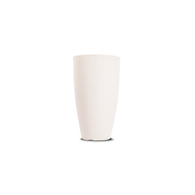 VASO VIETNAMITA FOSCO 50 POLIETILENO BRANCO MÁRMORE