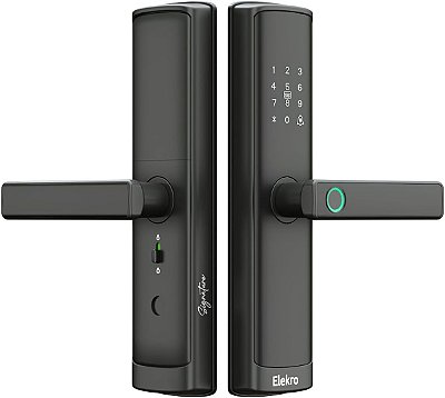 Fechadura Eletrônica Digital Biometria Senha Campainha Wi-fi