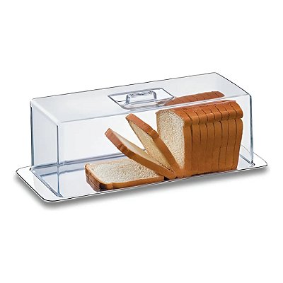 Porta Pão Torta Fria Rocambole 2 Pecas Atina - Brinox