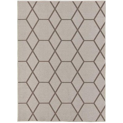 Tapete Comercial Tecido Hexagonal 150x200 Cm Textil Jserrano Cor Bege Desenho Do Tecido Geométrico