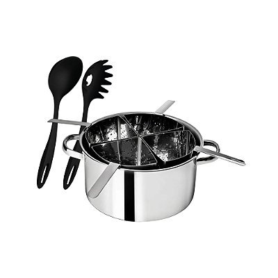 Jogo Espagueteira Savoy 4 Div 10l e Concha e Pegador Ability