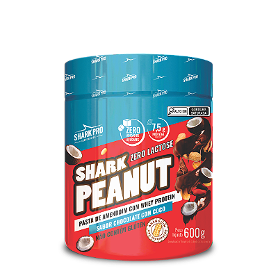 PASTA DE AMENDOIM GOURMET (COM WHEY) CHOCOLATE COM COCO 600G