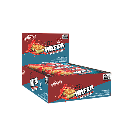 SHARK WAFER PROTEICO RED VELVET CX C/2 DISPLAY(12X25G)