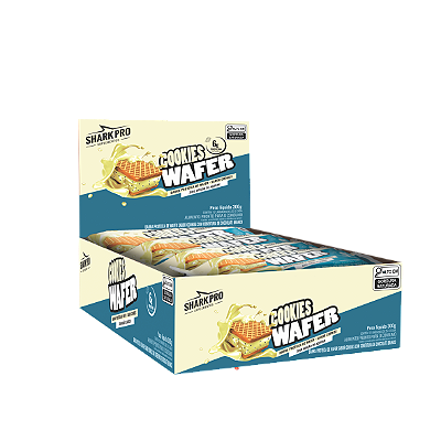 SHARK WAFER PROTEICO COOKIES CX C/2 DISPLAY (12X25G)