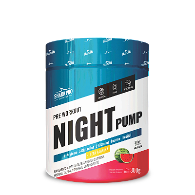 NIGHT PUMP - PRÉ TREINO 300G - MELANCIA