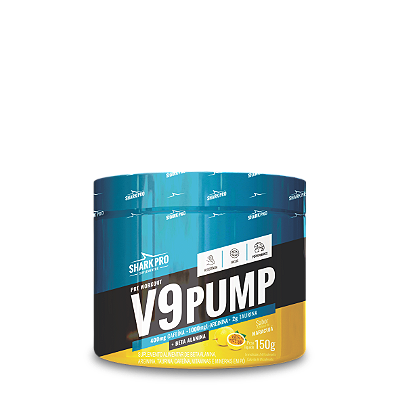 V9-PUMP PRE WORKOUT - PRÉ TREINO 150G SABOR MARACUJA
