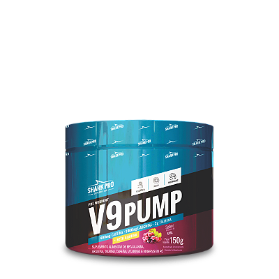 V9-PUMP PRE WORKOUT - PRÉ TREINO 150G SABOR UVA