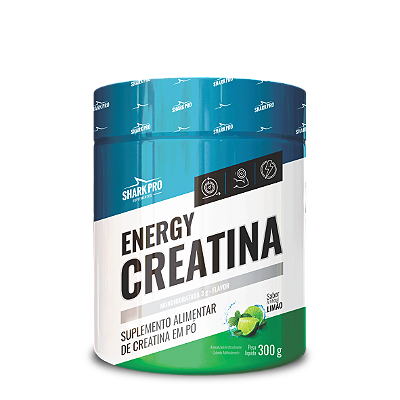 CREATINA ENERGY 300G SABOR LIMÃO