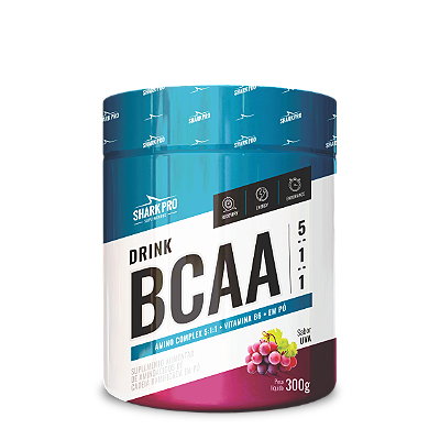 BCAA EM PÓ - BCAA DRINK 5:1:1 - SABOR UVA - 300g