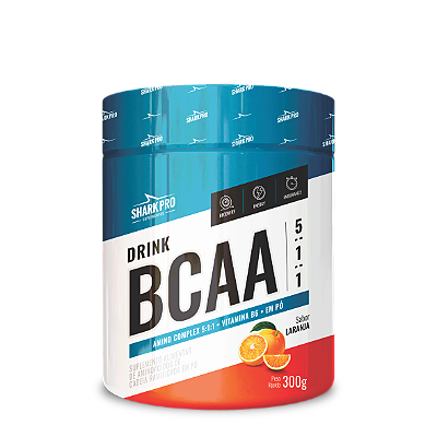 BCAA EM PÓ - BCAA DRINK 5:1:1 - SABOR LARANJA - 300g