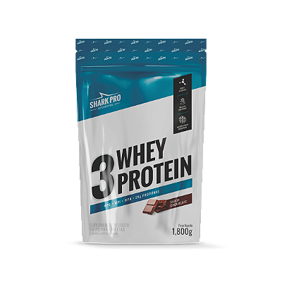 3W WHEY PROTEIN - POUCH 1,8 KG SABOR CHOCOLATE