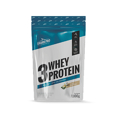 3W WHEY PROTEIN - POUCH1,8 KG SABOR BAUNILHA