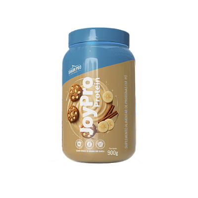 WHEY PROTEIN JOYPRO POTE 900G - COOKIES BANANA C/ CANELA