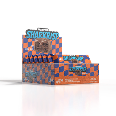 SHARKRISP 40GR - CHOCOLATE MALTADO - DISPLAY C/12