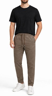 Calça Masculina Com Detalhe Cordão Personalizado