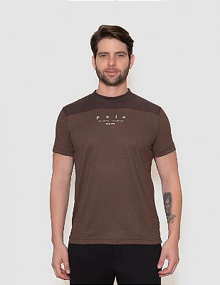 Camiseta Masculina Malha Piquet Confortável Com Estampa