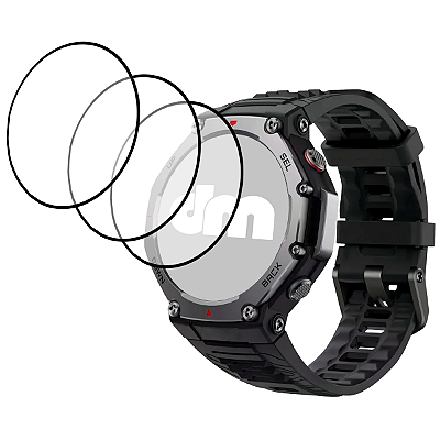 03 Películas 3D Para Smartwatch Amazfit T-Rex 3 A2323