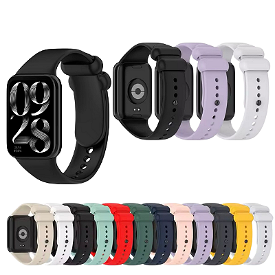Pulseira Silicone Para Xiaomi Smart Mi Band 8 Pro