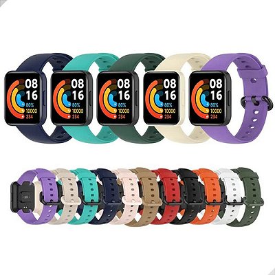 Pulseira Silicone Borracha Para Xiaomi Redmi Mi Watch 2 Lite