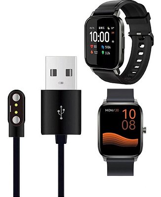Cabo Carregador Usb Para Smartwatch Haylou Ls02 Gst Xiaomi