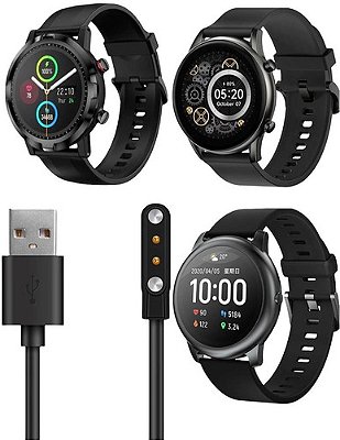 Cabo Carregador Usb Para Smartwatch Haylou Solar Ls05 Fácil