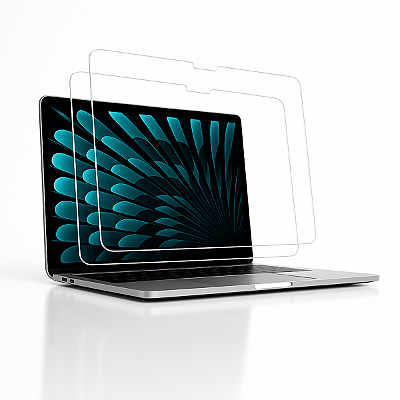 2 Película Para Macbook Air 13.6 M2 2022 M3 2024 M4 2025