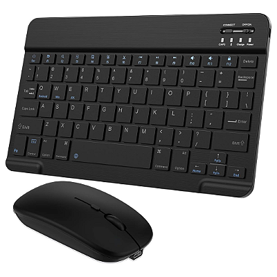 Kit Mouse Teclado Magnético Bluetooth Universal