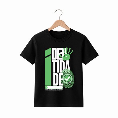 Camisa Adulto Preta - Identidade