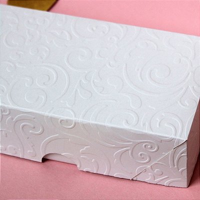 Caixa branca presente – 17x12,5x3,5 cm