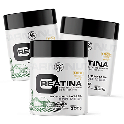 Combo: 3 Creatinas Monohidratada 100% Pura