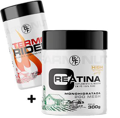 Combo: Creatina 100% Pura 300g + TermoRider 60 Caps