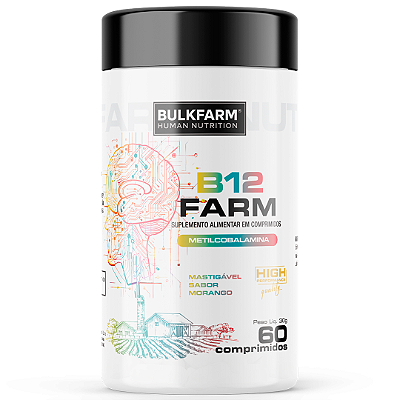 B12 Farm Mastigável 60 Comprimidos