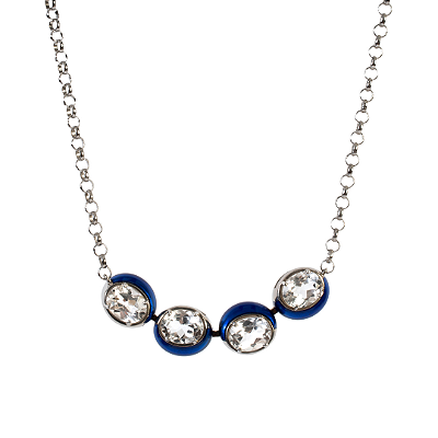 Colar Tinted em prata