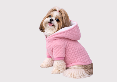 Jaqueta Pet Matelassê Rosa Gaby Moda Pet - Atacado