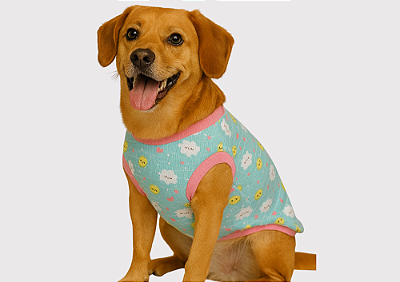 T Shirt Pet Nuvem Gaby Moda Pet - Atacado