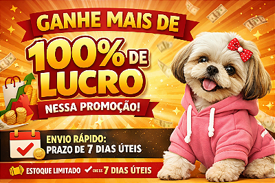KIT ROUPAS PET ATACADO BÁSICAS DE INVERNO (20 PEÇAS)
