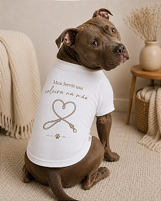 Coleção Dia dos Pais – Camisetas Pet Branca Personalizadas no Atacado