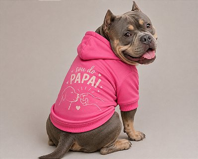Moletom Pet Atacado Rosa Personalizado Pai