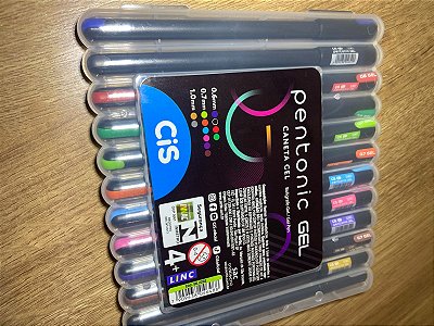 Kit de Caneta CIS Pentonic Gel sort bl c/12
