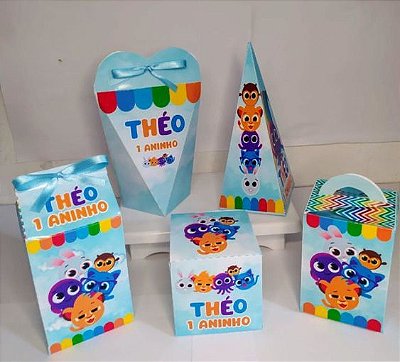 Kit com 60 Mimos Simples – Tema Bolofofo