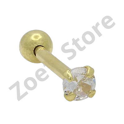 Ponto de luz redondo prata dourado 3mm
