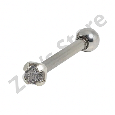 Ponto de luz prata c/garra 2mm