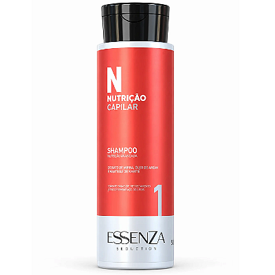 Shampoo Essenza Seduction Nutrição Capilar 500 mL | Óleo de Argan e Mirra