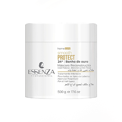 Essenza Smooth Protect Banho de Ouro – Máscara de Reconstrução Intensiva 500g