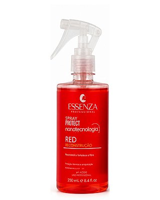 NanoTecnologia Reconstrutor Capilar Vermelho 250ml - Jato Potencializador de Tratamentos Essenza Professional