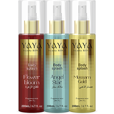 Kit Body Splash Flower Bloom, Angel Star e Mussam Gold
