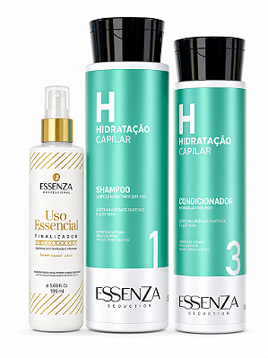 Kit Cuidado Diario SH + COND E Spray Finalizador Nutritivo Combo - Essenza