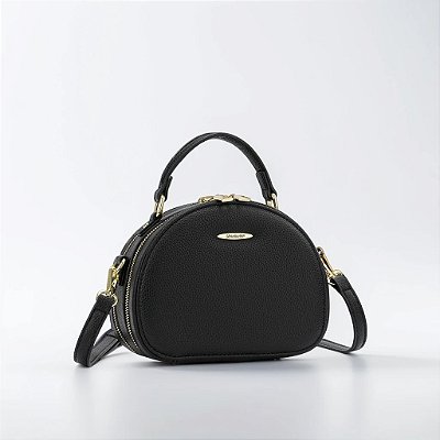 Bolsa Feminina Tiracolo Compacta com Design Arredondado Baoluolan
